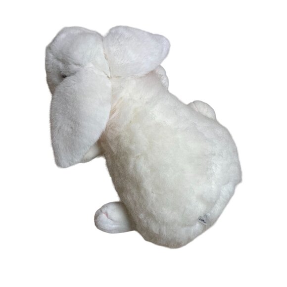 White Fluffy Bunny Plush Toy By Charisma Playful Plush Soft Cuddly Stuffed Anima - Picture 3 of 8